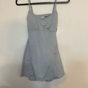 Pacsun grey mini athletic dress with shorts and phone pocket NWT